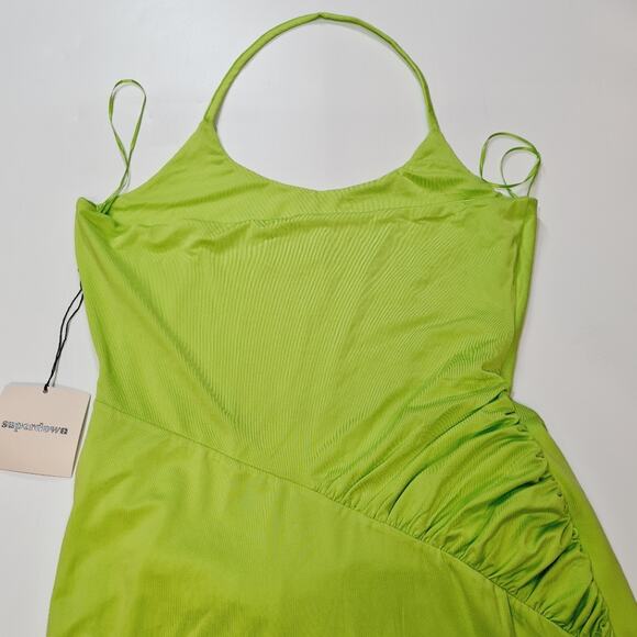 Superdown Brie Maxi Dress in Lime Medium - Picture 10 of 13
